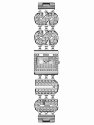 Guess Watches : W10264L1 Quartz Silver Dial Stainless Steel Case And Bracelet Women Watch