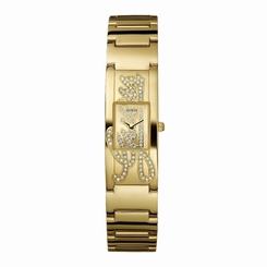 Guess Watches : W10583L1 Quartz Gold Tone Dial ,Stainless Steel Case And Bracelet Women Watch