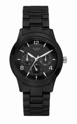 Guess Watches : W11603L2 Quartz Black Dial Stainless Steel Case And Bracelet Women Watch