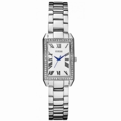 Guess Watches : W11609L1 Quartz White Dial Stainless Steel Women Watch