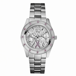 Guess Watches : W12644L1 Quartz Gray Dial Stainless Steel Case And Bracelet Women Watch
