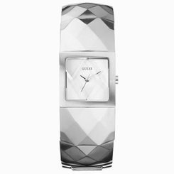 Guess Watches : W12646L1 Quartz Silver Dial Stainless Steel Case With Stainless Steel Bracelet Women Watch