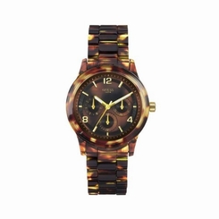 Guess Watches : W13572L1 Quartz Brown Dial Resin Case And Bracelet Women Watch