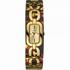 Guess Watches : W13588L1 Quartz Gold Dial Stainless Steel Case And Bracelet Women Watch