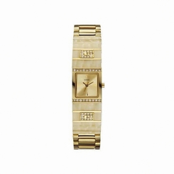 Guess Watches : W13590L2 Quartz Gold Tone Stainless Steel Dial Case Women Watch