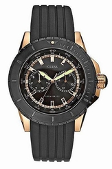 Guess Watches : W14026G1 Quartz Black Silicone Men Watch