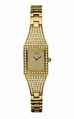 Guess Watches : W14049L1 Quartz Gold Tone Stainless Steel Case And Bracelet Women Watch