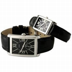 Guess Watches : W14526P1 Quartz Black Dial Stainless Steel Case With Black Leather Strap Women Watch