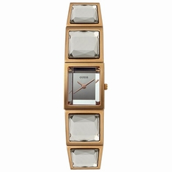 Guess Watches : W15032L1 Japanese Quartz Rose-Gold-Tone-Stainless-Steel Women Watch