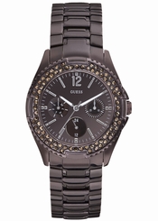 Guess Watches : W15531L1 Quartz Black Dial Stainless Steel Case And Bracelet Women Watch