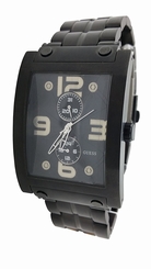 Guess Watches : W17504G1 Black Dial Stainless Steel Band Men Watch