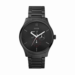 Guess Watches : W17539G1 Quartz Black Dial Polished Stainless Steel Men Watch