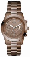 Guess Watches : W17543L1 Quartz Brown Dial Stainless Steel Case And Bracelet Women Watch