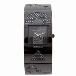 Guess Watches : W18548L1 Quartz Black Dial Stainless Steel Case And Bracelet Women Watch