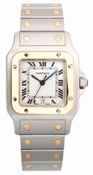 Cartier Watches : W20011C4 Swiss Quartz Steel and 18ct Gold Men Watch