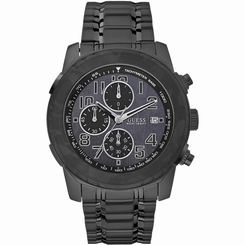 Guess Watches : W22522G1 Quartz Black Dial Stainless Steel Case And Bracelet Women Watch