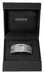 Guess Watches : W25089L1 Silver Dial Stainless Steel Women Watch