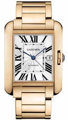 Cartier Watches : W5310002 Automatic 18kt Rose Gold Silver Dial 18kt Rose Gold Polished Band Men Watch