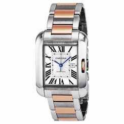 Cartier Watches : W5310007 Silver Dial Stainless Steel Band Women Watch