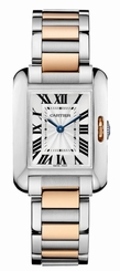 Cartier Watches : W5310019 Automatic Stainless Steel Silver Dial 18kt Rose Gold And Stainless Steel Band Women Watch