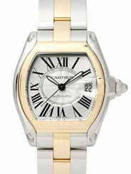 Cartier Watches : W62031Y4 Calibre 3110 Automatic 18k Yellow Gold And Stainless Steel Silver Sunray With Roman Numerals With Magnified Date At 3 Dial 18k Yellow Gold And Stainless Steel With Interchangeable Leather Band Men Watch