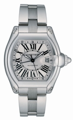 Cartier Watches : W62032X6 Automatic Stainless Steel Silver Dial Stainless Steel Brushed And Polished Band Men Watch
