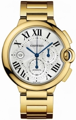 Cartier Watches : W6920008 Automatic Solid 18k Yellow Gold Silver Dial Solid 18k Yellow Gold Band Men Watch