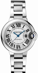 Cartier Watches : W6920071 Automatic Polished Stainless Steel Silver Opaline Dial Polished And Brushed Stainless Steel Band Women Watch