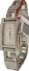 Guess Watches : W70009L1 Stainless Steel Bracelet Silver Dial Series Women Watch