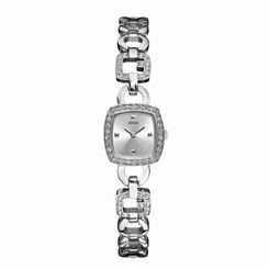 Guess Watches : W75058L1 Quartz Silver Dial Stainless Steel Case And Bracelet Women Watch