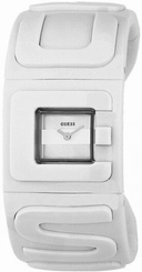 Guess Watches : W80026L2 Quartz Analog White Resin Women Watch