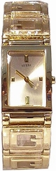 Guess Watches : W90027L1 Gold Tone Bracelet Champagne Dial Series Women Watch