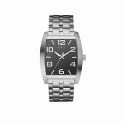 Guess Watches : W90068G1 Quartz Black Dial Stainless Steel Men Watch