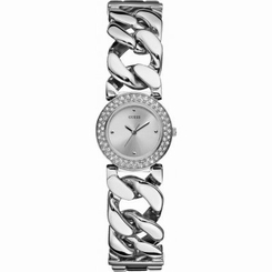 Guess Watches : W90081L1 Silver Dial Analogue Display Quartz Women Watch