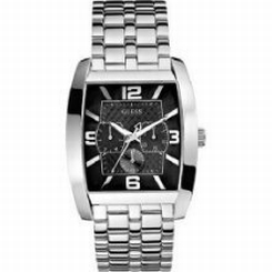 Guess Watches : W95015G1 Quartz Analog Day Date Stainless Steel Men Watch