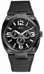 Guess Watches : W95025G1 Dress Leather Strap Men Watch