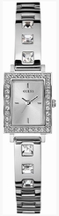 Guess Watches : W95030L1 Quartz Analog Crytsal Bezel Stainless Steel Women Watch