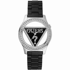Guess Watches : W95105L2 Black Dial Luminous Women Watch