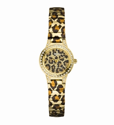 Guess Watches : W95120L1 Quartz Gold Dial Stainless Steel Case Women Watch