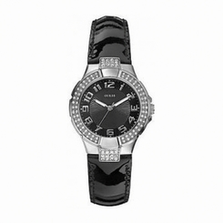 Guess Watches : W95137L2 Quartz Black Dial Stainless Steel Women Watch