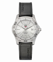 TAG Heuer Watches : WAF1112.FT8009 Silver Dial Aquaracer Men Watch