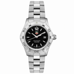 TAG Heuer Watches : WAF1410.BA0812 Quartz Black Dial Date Stainless Steel Women Watch
