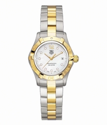 TAG Heuer Watches : WAF1425.BB0814 Quartz Diamond Date Two Tone Stainless Steel Women Watch