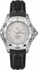 TAG Heuer Watches : WAF2011.FT8010 Automatic Day Date Black Rubber Men Watch