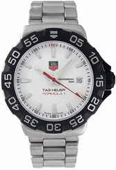 TAG Heuer Watches : WAH1111.BA0850 Quartz White Dial Date Stainless Steel Men Watch