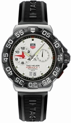 TAG Heuer Watches : WAH111B.BT0714 Quartz Grande Date Alarm Black Rubber Men Watch