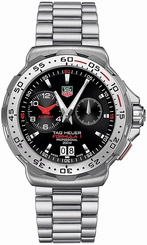 TAG Heuer Watches : WAH111C.BA0850 Quartz Grande Date Alarm Stainless Steel Men Watch
