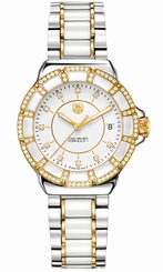 TAG Heuer Watches : WAH1221.BB0865 Quartz Diamonds Date Formula 1 Women Watch