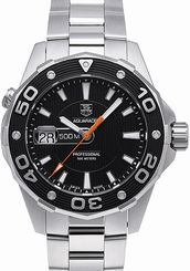TAG Heuer Watches : WAJ1110.BA0871 Swiss Quartz 500M Date Stainless Steel Men Watch