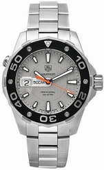 TAG Heuer Watches : WAJ1111.BA0871 Swiss Quartz 500M Date Stainless Steel Men Watch